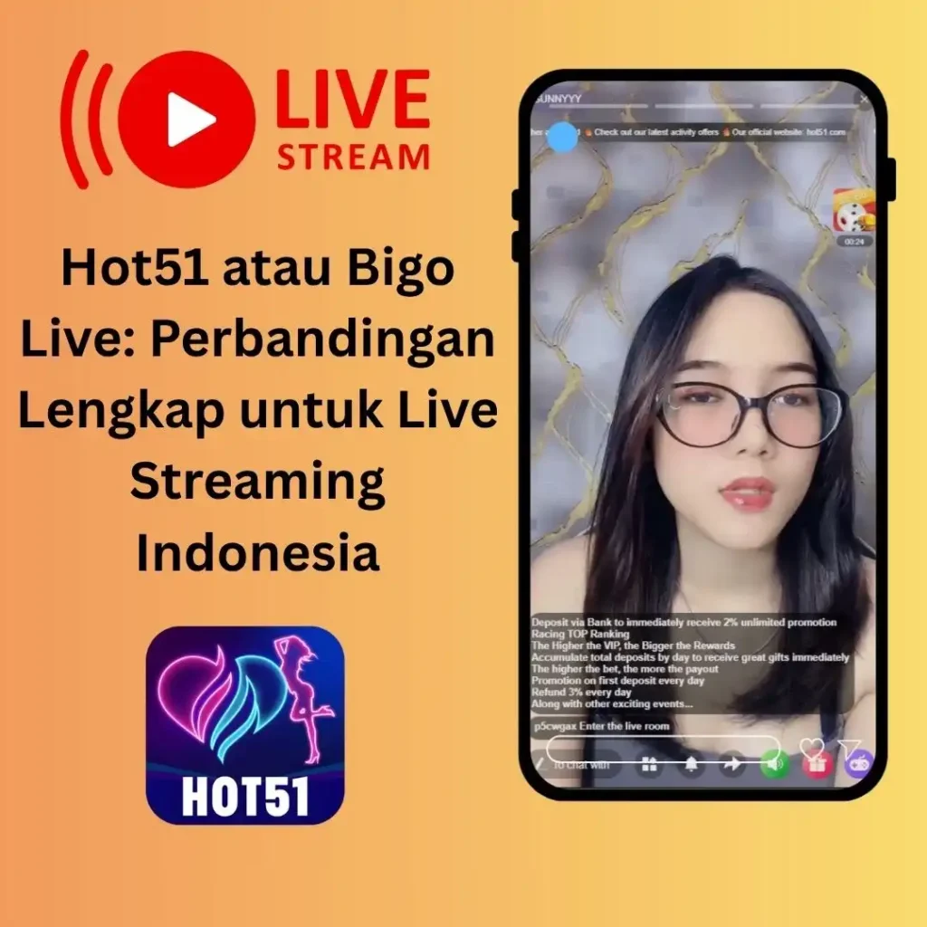 Hot51 atau Bigo Live: Perbandingan Lengkap untuk Live Streaming Indonesia